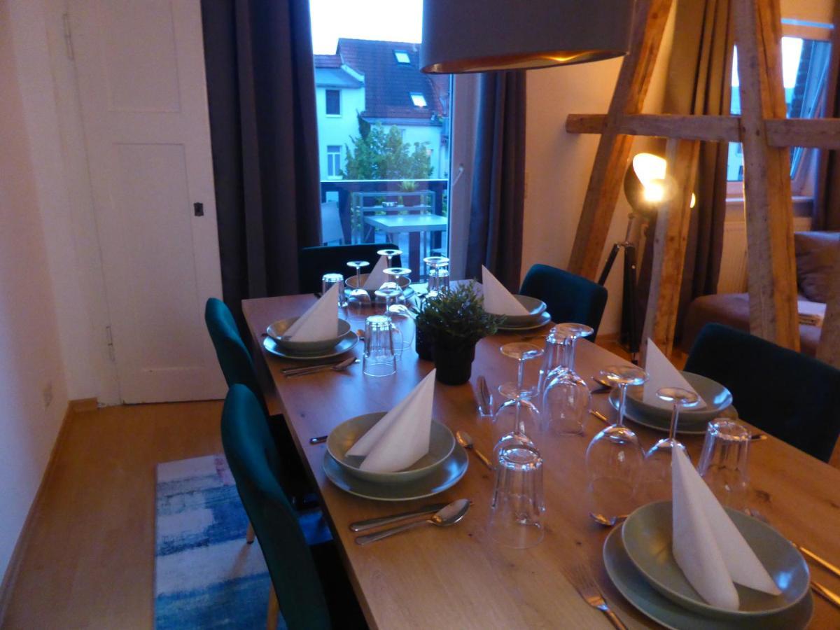 Apartment Napoleon, Naehe Zentrum, 2 Schlafzimmer, Grosser Balkon, Free Wifi ,Parken Jena Eksteriør bilde