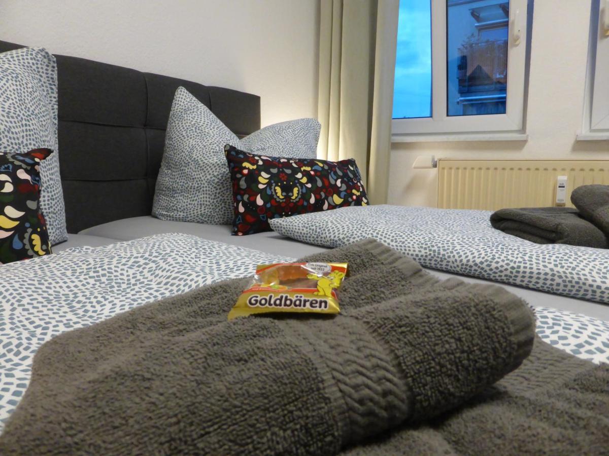 Apartment Napoleon, Naehe Zentrum, 2 Schlafzimmer, Grosser Balkon, Free Wifi ,Parken Jena Eksteriør bilde
