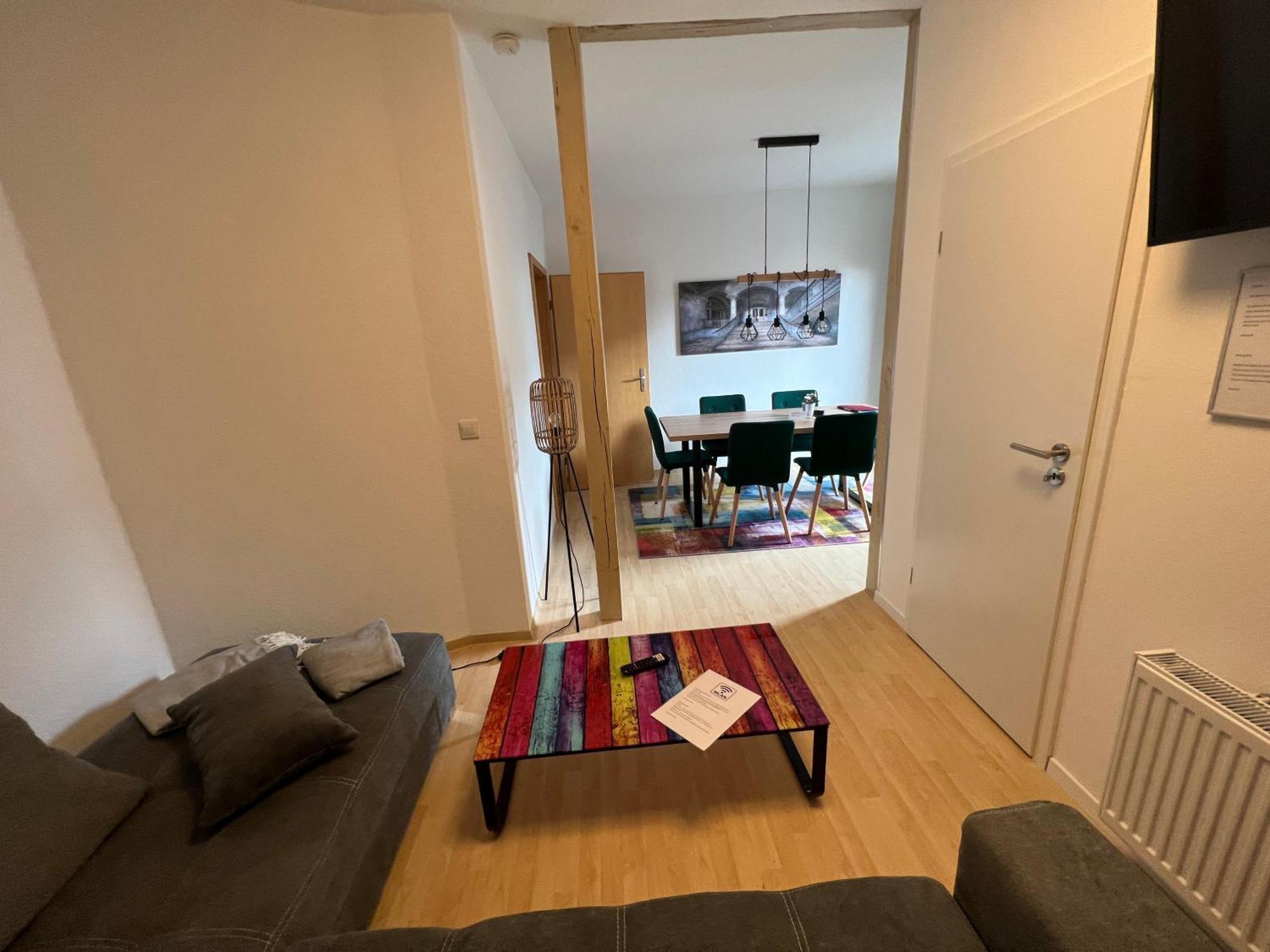 Apartment Napoleon, Naehe Zentrum, 2 Schlafzimmer, Grosser Balkon, Free Wifi ,Parken Jena Eksteriør bilde